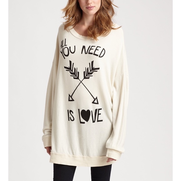 Oversized Tunic Sweatshirt Size 